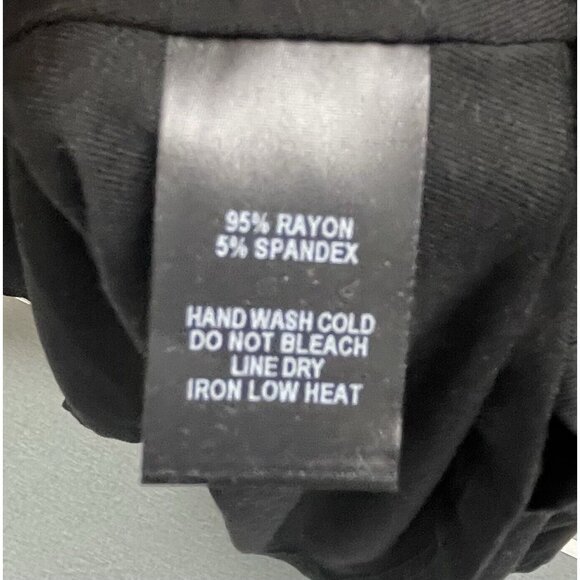 Lulus NWT  Black Long Sleeves Lined Black Flare Dress Rayon Size M - Picture 4 of 12